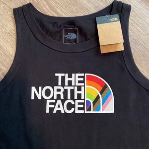 Women’s The Northface black cotton Tank shirt top XL NWT